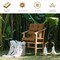 Tufted Outdoor Patio Chair Seating Pad with 4 Attached String Ties